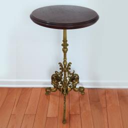 1890 French Antique Pedestal Table image 1