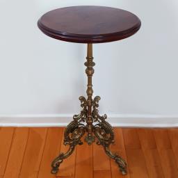 1890 French Antique Pedestal Table image 2