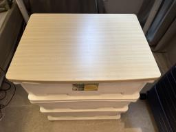 3 drawer chest for clothes storage image 2