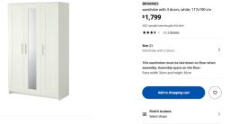 90 Discount  Ikea wardrobe image 2