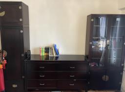Bedroom dresser storage cabinet image 1
