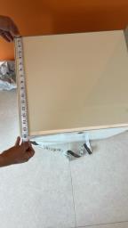 Bedside table with glass top image 3