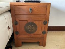Chinese style rosewood side cabinet image 2