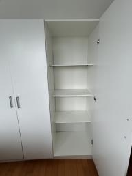 Double size white wardrobe image 2