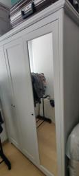 Free Ikea 3 door wardrobe with mirror image 1