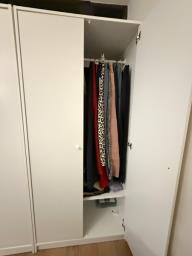 Ikea 2 Door White Wardrobe - Like New image 2