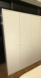 Ikea 3 Door White Wardrobe - Like New image 1