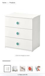 Ikea Godishus chest of 3 drawers image 6