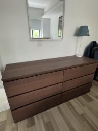 Ikea Malm 6 drawer chest of drawers image 5