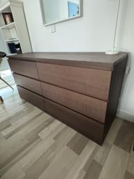 Ikea Malm 6 drawer chest of drawers image 3