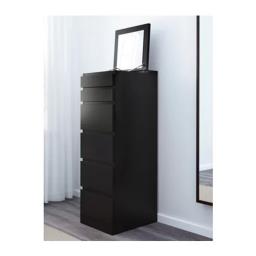 Ikea Malm 6 drawer with mirror image 1