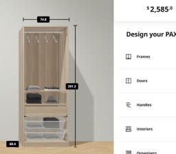 Ikea Pax Wardrobes image 1