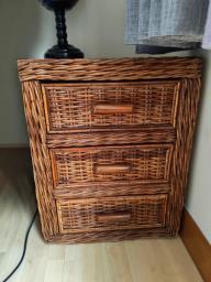 Moving sale  Rattan bedside tables image 1