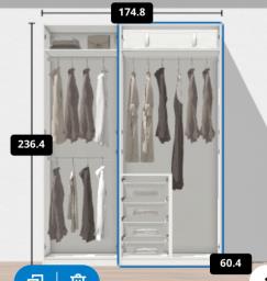 Moving sale - Pax wardrobe set image 3