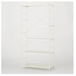 Muji Steel Shelf Set with Wardrobe Bar image 2