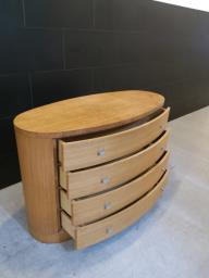 Oval Dresser w 4 drawers Excellent Cond image 5