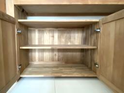 Ovo Teak Solid Wood Sideboard  90 New image 5