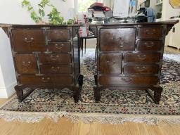 Pair of Oriental Side Tables image 1