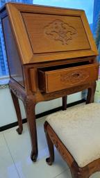 rose wood  table  cabinet  chair set image 3