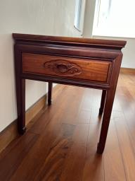 Rosewood side table image 1