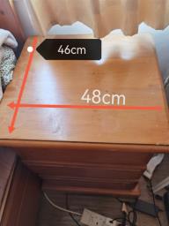 Solid wood bedside tables image 1