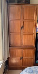 Solid wood cupboard image 1