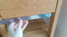 solid wood side tablestool image 3