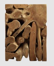 Tree Teak Root Side Tables - Like New image 3