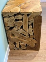 Tree Teak Root Side Tables - Like New image 6