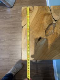Tree Teak Root Side Tables - Like New image 7