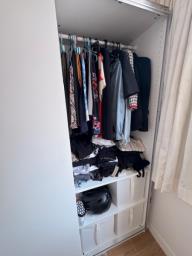 Two Ikea wardrobes with sliding doors image 4