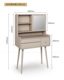 Vanity table cabinet Dresser image 2