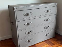 Vogue Leather Studded Chest of Drawers image 3