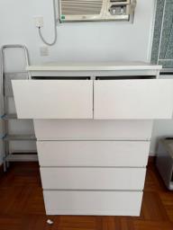 White chest of drawers image 3
