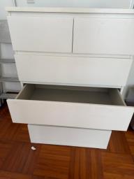 White chest of drawers image 2