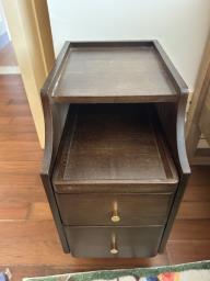 Wood bedroom side tables image 2