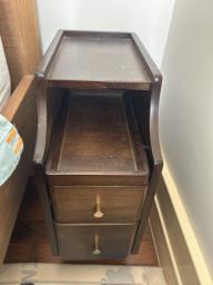 Wood bedroom side tables image 4