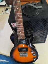 Moving sale -smal Guitare with amplifier image 1