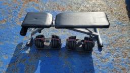 105lbs Adjustable Dumbbell Set bench Pr image 1