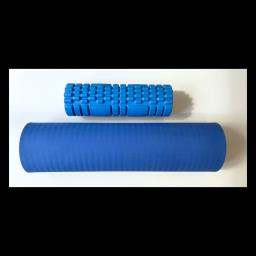 10cm Yoga Mat and Exercise Roller image 2