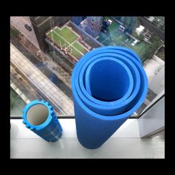 10cm Yoga Mat and Exercise Roller image 1
