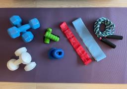Fitness items - dumbells mat bands image 3