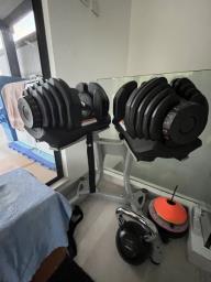 Pro Adjustable Dumbbells -up to 90lbs x2 image 1