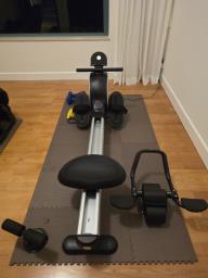 Rowing  machine along with mattress image 3