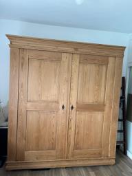 Antique Softwood wardrobe image 1