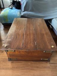 Coffee tablestorage trunk image 1