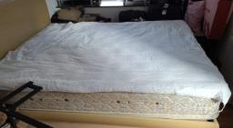 Double queen size storage bed w mattress image 2