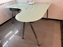 Glass office desks image 3