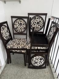 Good condition dinning chairs image 2