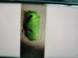 Green and white floating bed and bump image 2